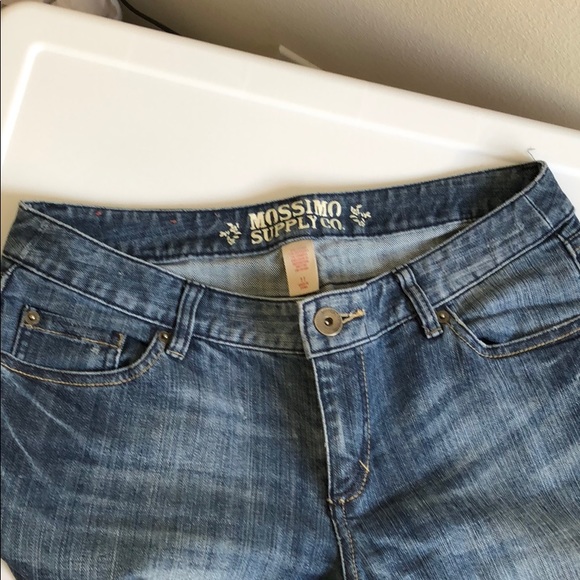 ♻️👖 Medium Wash Ankle Jeans MOSSIMO SUPPLY Blue - Picture 5 of 7